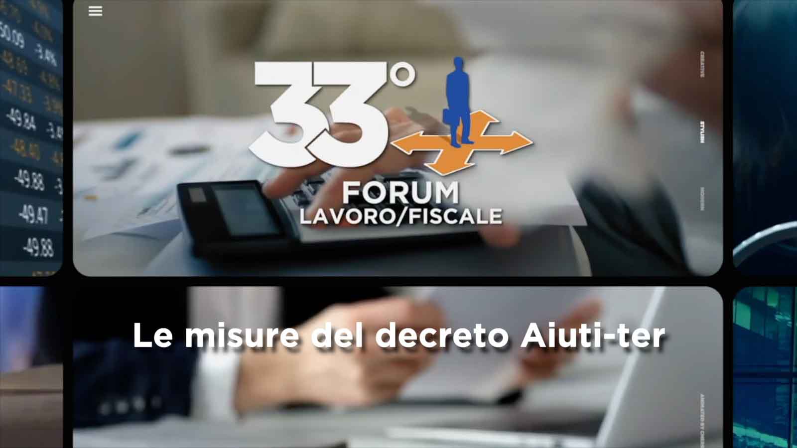 Le Misure Del Decreto Aiuti Ter